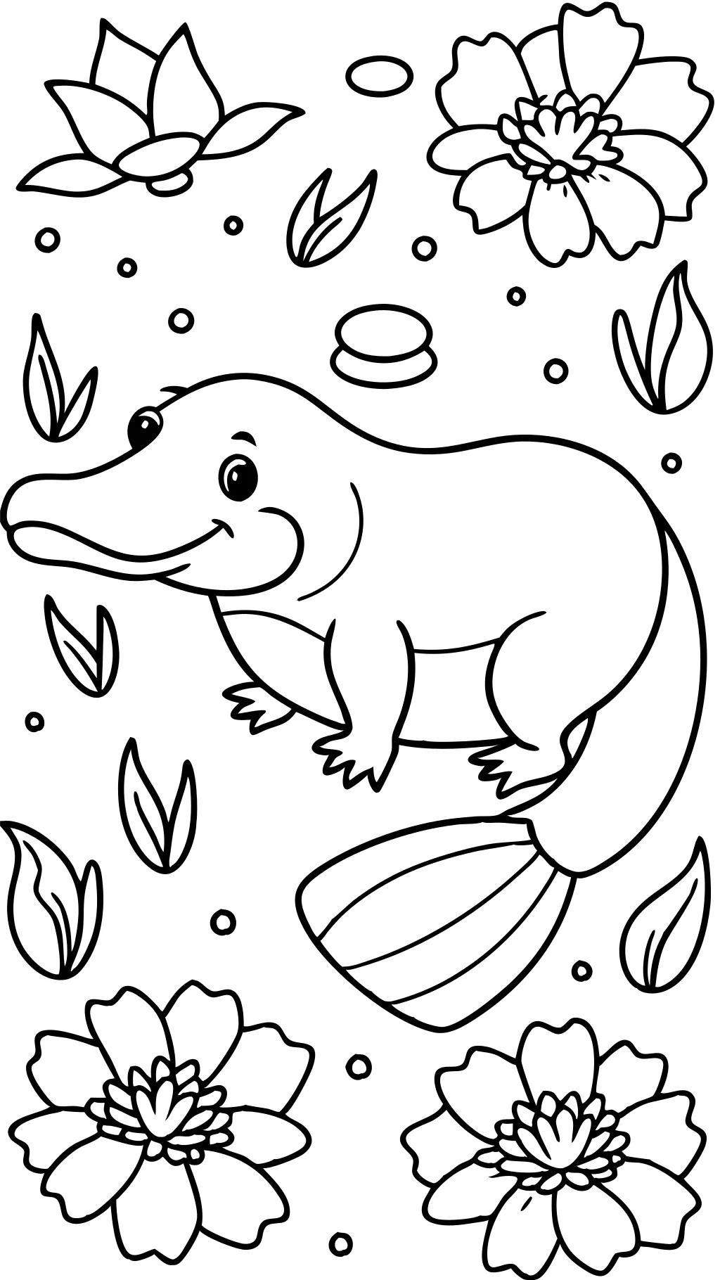 platypus coloring pages